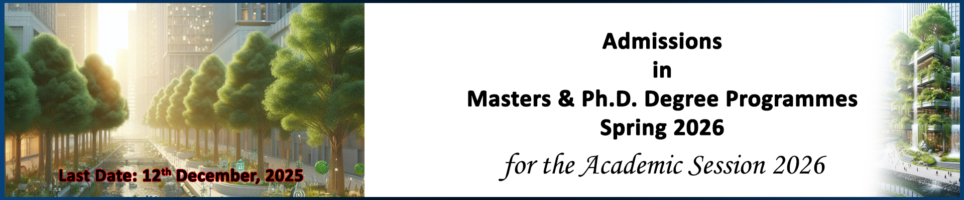 Admission Spring 2026